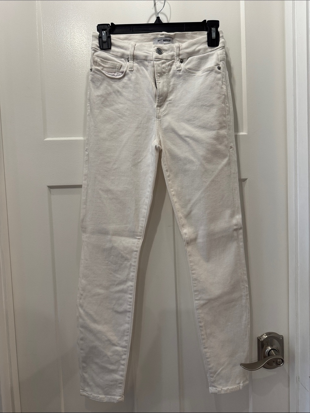 Good American White Skinny Jeans Size 4/27